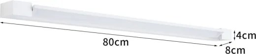 BRILAGI - LED Vonkajšie nástenné svietidlo AQUA LINE LED/20W/230V 80 cm IP44 biela