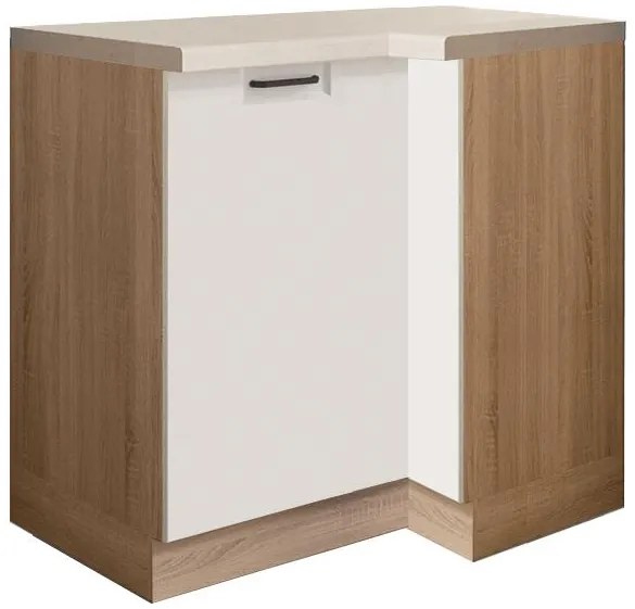 Skrinka do kuchyne Favorit 15d ľavá dub Sonoma/biela