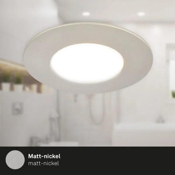 Briloner 7598032 -SADA 3x LED Koupelnové podh. svítidlo LED/4,9W/230V IP44 chróm