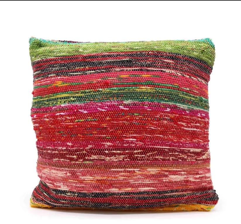 Patchworková Obliečka na Vankúš - 40x40cm - Viacfarebná