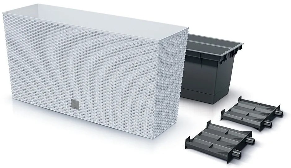 Truhlík s vkladom RETTO II biely