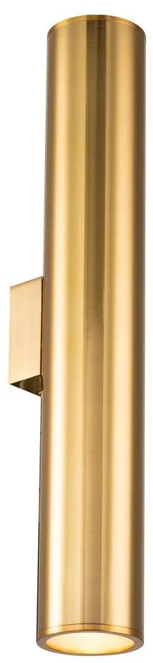 CLX Nástenné moderné osvetlenie FILIPPO, 2xE27, 40W, 50x6cm, zlaté