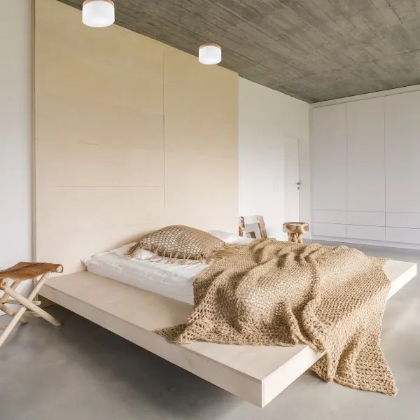 Brilagi - LED Stropné svietidlo BELLADONNA 1xE27/15W/230V pr. 30 cm biela/dub