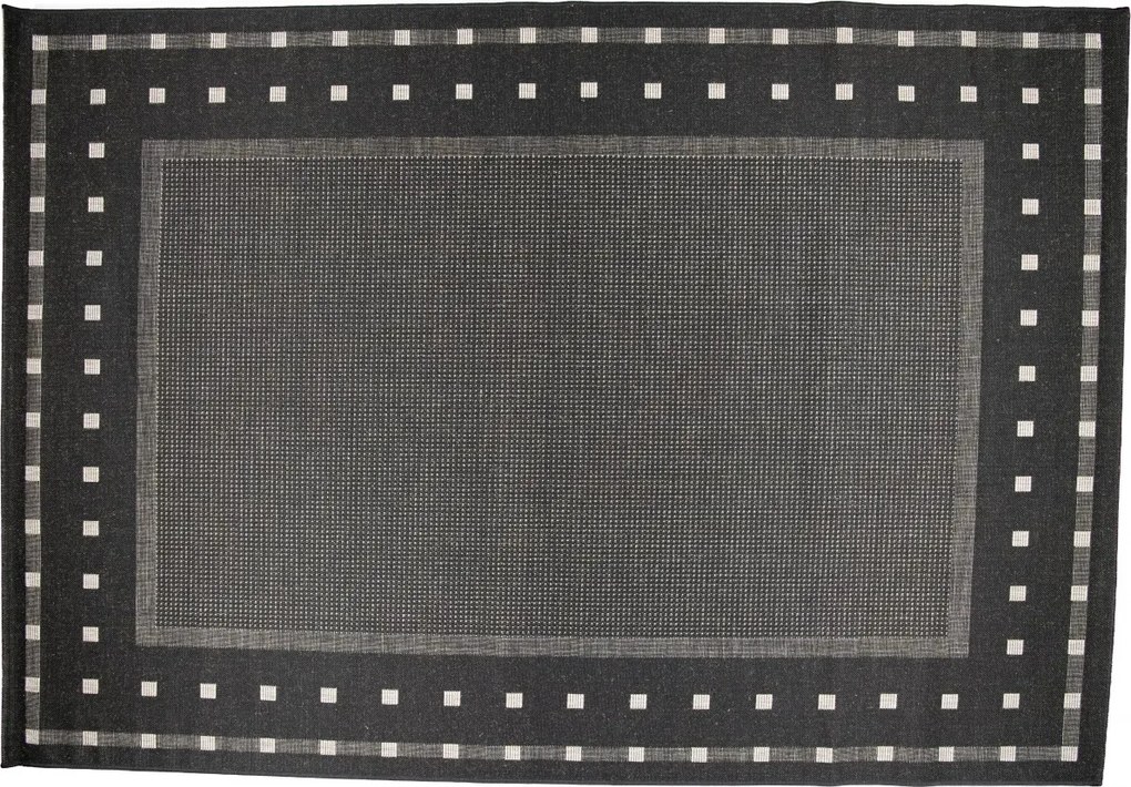 TA Koberec 20329 Čierna / strieborná