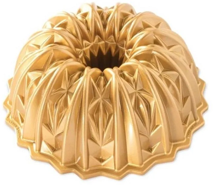 Nordic Ware Hliníková forma na bábovku Crystal Gold