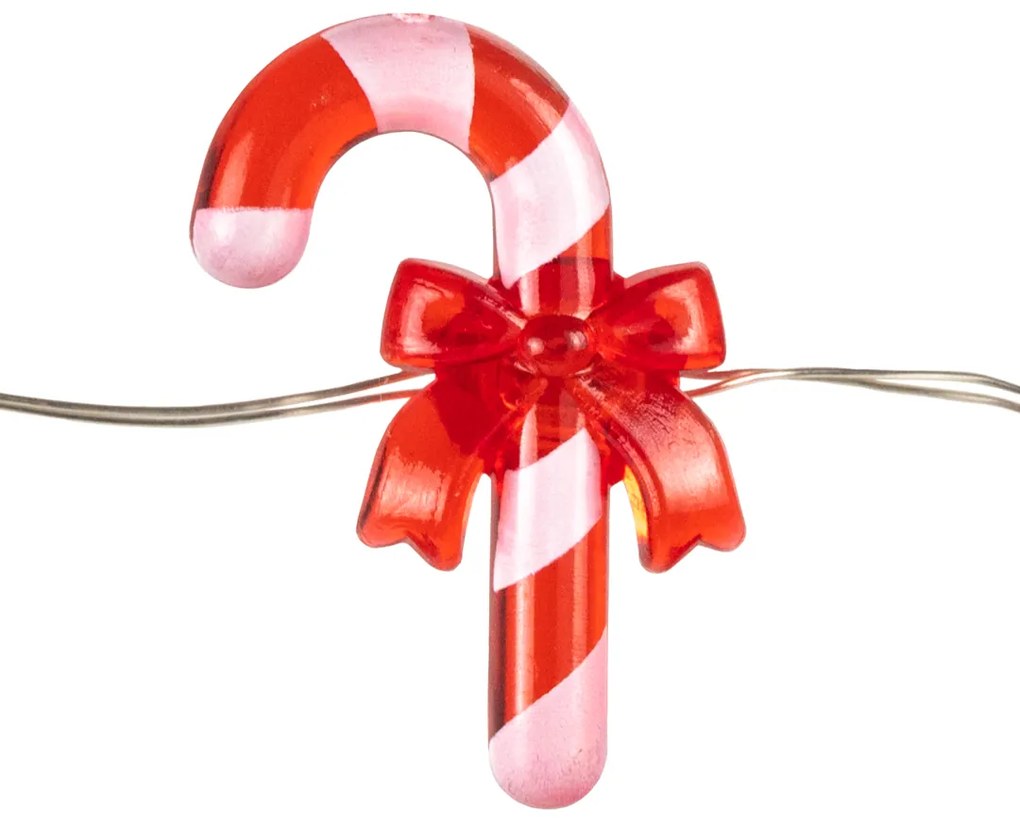 Bestent Svetielka na baterky 20LED 2,2m Candy Cane