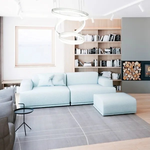 LED Stmievateľný luster na lanku LED/86W/230V 3000K biela