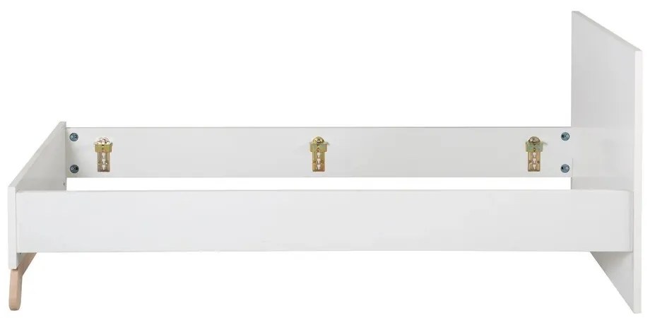 Biela detská posteľ 90x200 cm Clara – Roba