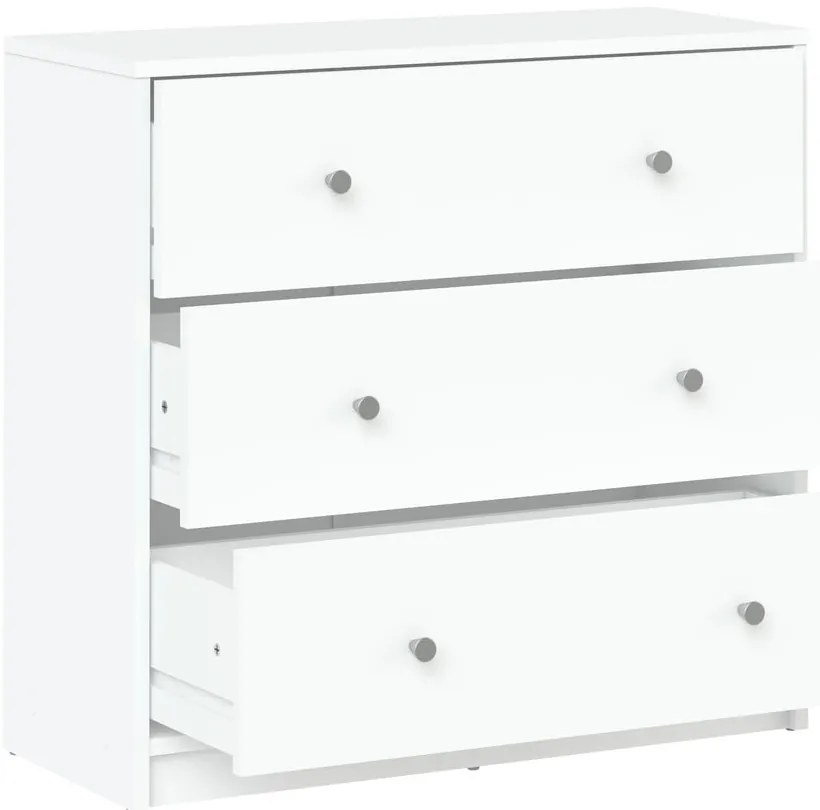 Biela komoda Tvilum May, 72 x 68 cm