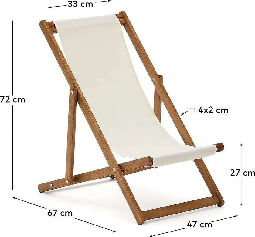 Detské záhradné ležadlo Adredna – Kave Home