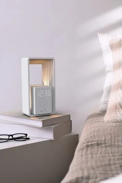 Immax 09113L - LED stolná lampa s budíkom a nabíjaním CALM LED/3,5W/5V