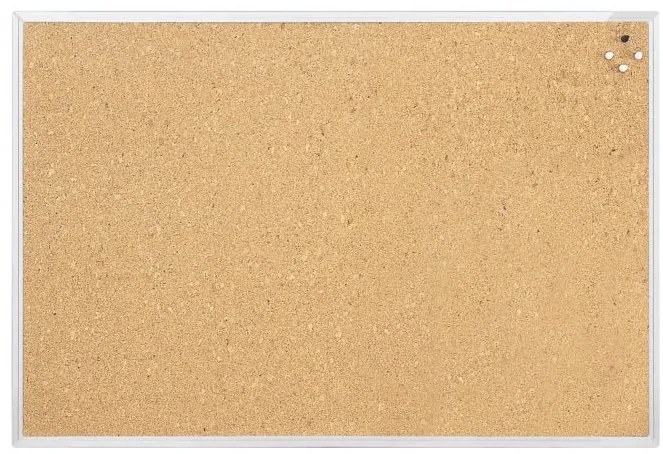 Korková tabuľa Magnetoplan 120 x 90 cm, hliník