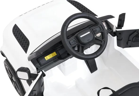 Elektrické autíčko Land Rover Defender biele