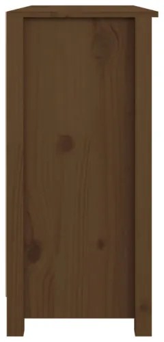 vidaXL Komoda medovo-hnedá 100x35x74 cm masívne borovicové drevo-