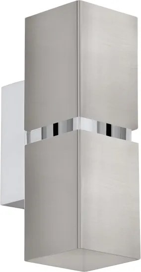 Eglo 96264 - LED nástenné svietidlo PASSA 2xGU10/2,8W/230V hranaté