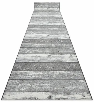 Protišmykový behúň DESKI sivý - Výpredaj