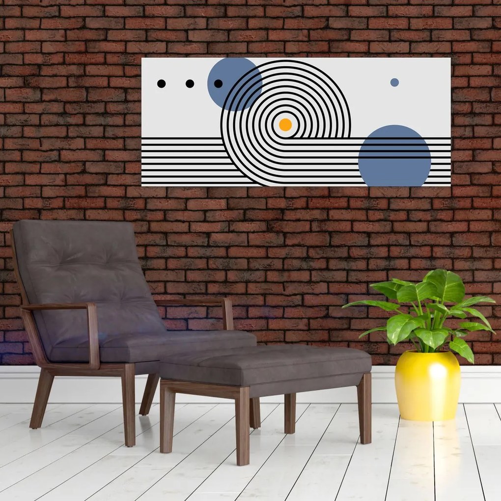 Obraz - Minimalistická abstrakcia N⁰1 (120x50 cm)
