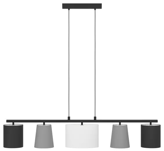 Eglo 98588 - Luster na lanku ALMEIDA 5xE14/25W/230V