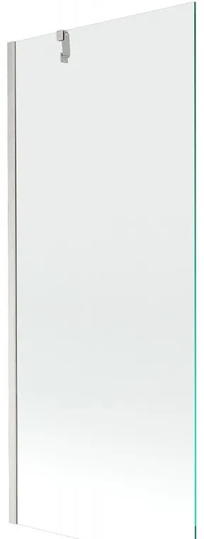 Mexen Next, 1-krídlová vaňová zástena 80 x 150 cm, 6mm číre sklo, oceľová, 895-080-000-00-00-97