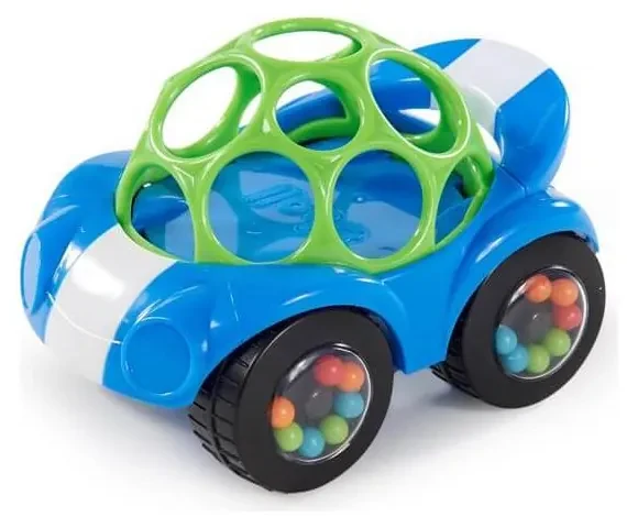 L Hračka autíčko Rattle&Roll™, modré 3m+