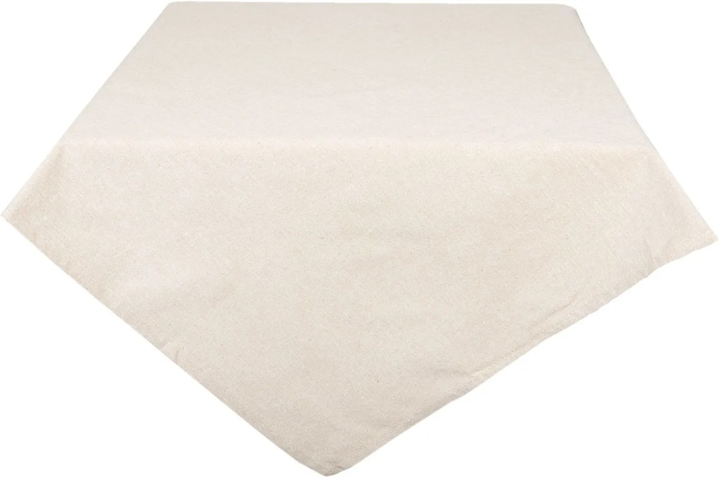 Krémový bavlnený obrus - 100 x 100 cm