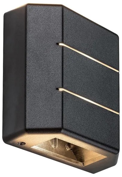 Rabalux 7319 - LED Vonkajšie nástenné svietidlo LIPPA LED/6W/230V IP54 čierna