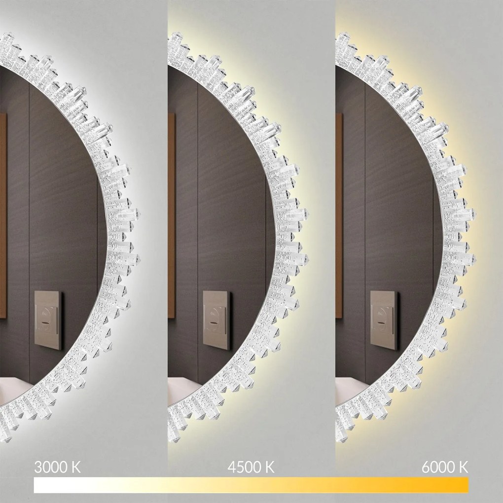 Rea Tutumi, okrúhle LED zrkadlo 80cm X013, HOM-02694