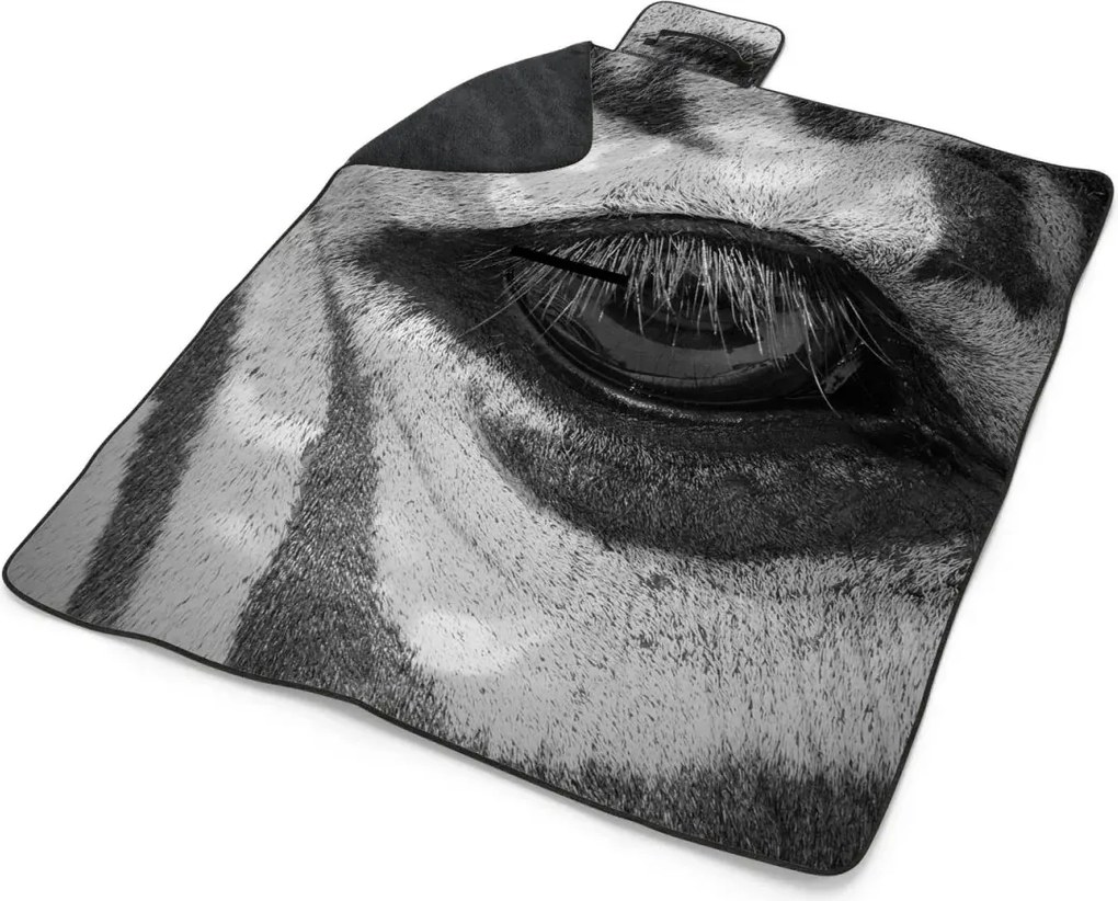 Sablio Plážová deka Oko zebry: 200x140 cm