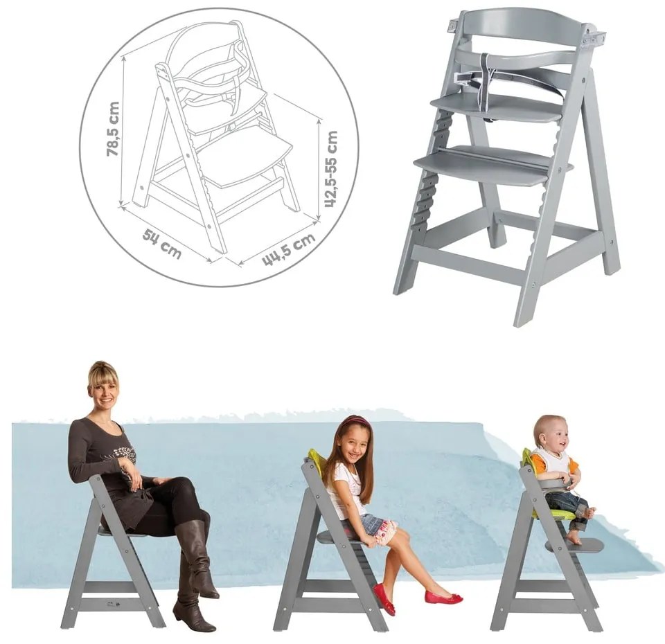 Jedálenská stolička Sit Up Click &amp; Fun – Roba