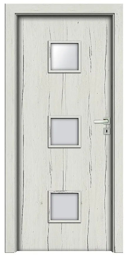 Dvere vnútorné Salerno 4 60L dub snežný