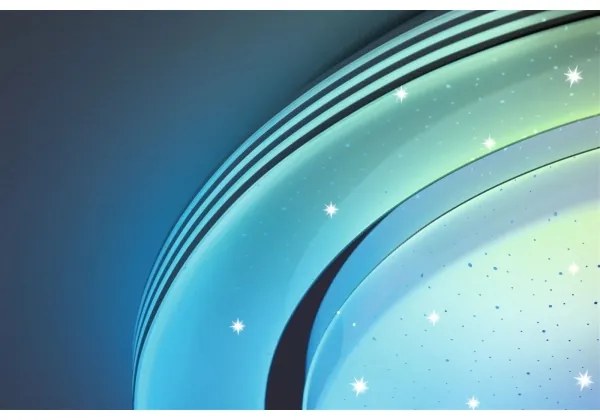 Paulmann 70546 - LED RGBW/22W Stmievateľné stropné svietidlo RAINBOW 230V + DO