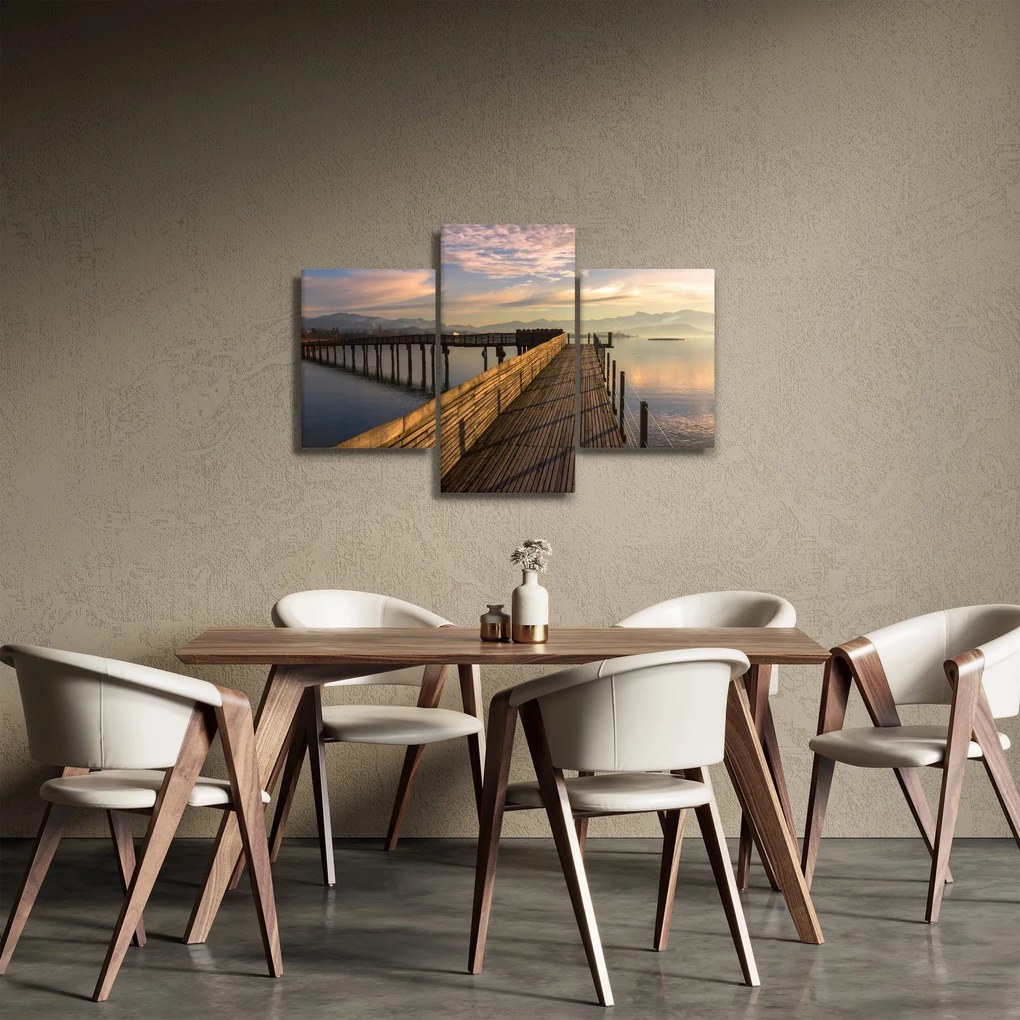 Obraz - Na brehu jazera Obersee (90x60 cm)