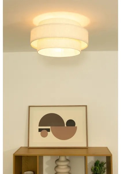 Stropné svietidlo BOHO 1xE27/60W/230V priemer 40 cm biele