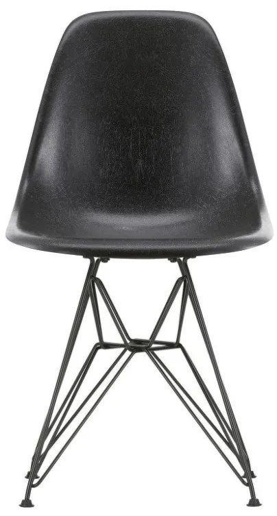 Vitra Stolička Eames Fiberglass DSR, elephant hide grey/black