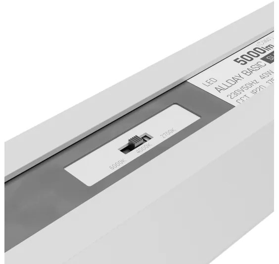LED stropné svietidlo ALLDAY BASIC LED/20/30/40W/230V 2700/4000/6000K 120 cm biela