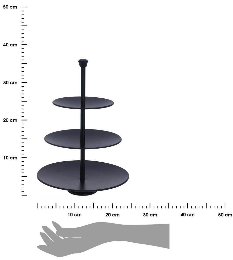 Kovový servírovací podnos Emily, 25x36,5 cm