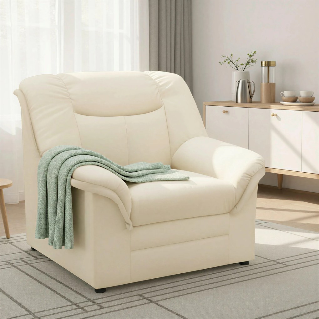 XXXLutz KRESLO, textil, béžová MID.YOU - Online Only obývacie izby - 001776007414