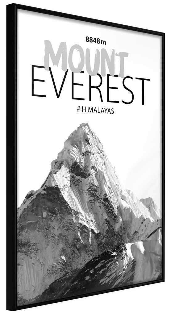 Artgeist Plagát - Mount Everest [Poster] Veľkosť: 20x30, Verzia: Zlatý rám