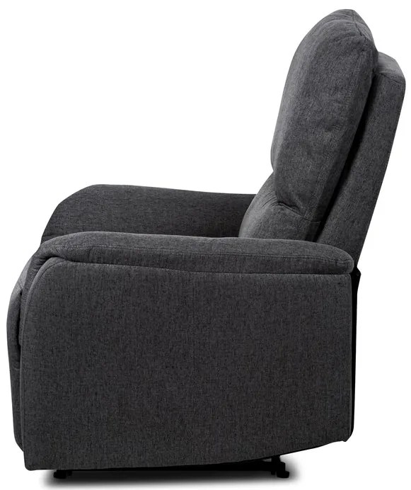 BONTEC Polohovacie kreslo, sivá, látka, TV-5060 GREY2 Farba: Šedá