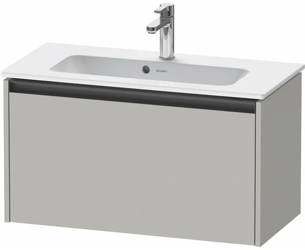 DURAVIT Ketho 2 závesná skrinka pod umývadlo Compact, 1 zásuvka, 810 x 390 x 440 mm, betón šedá matná, K25056007070000