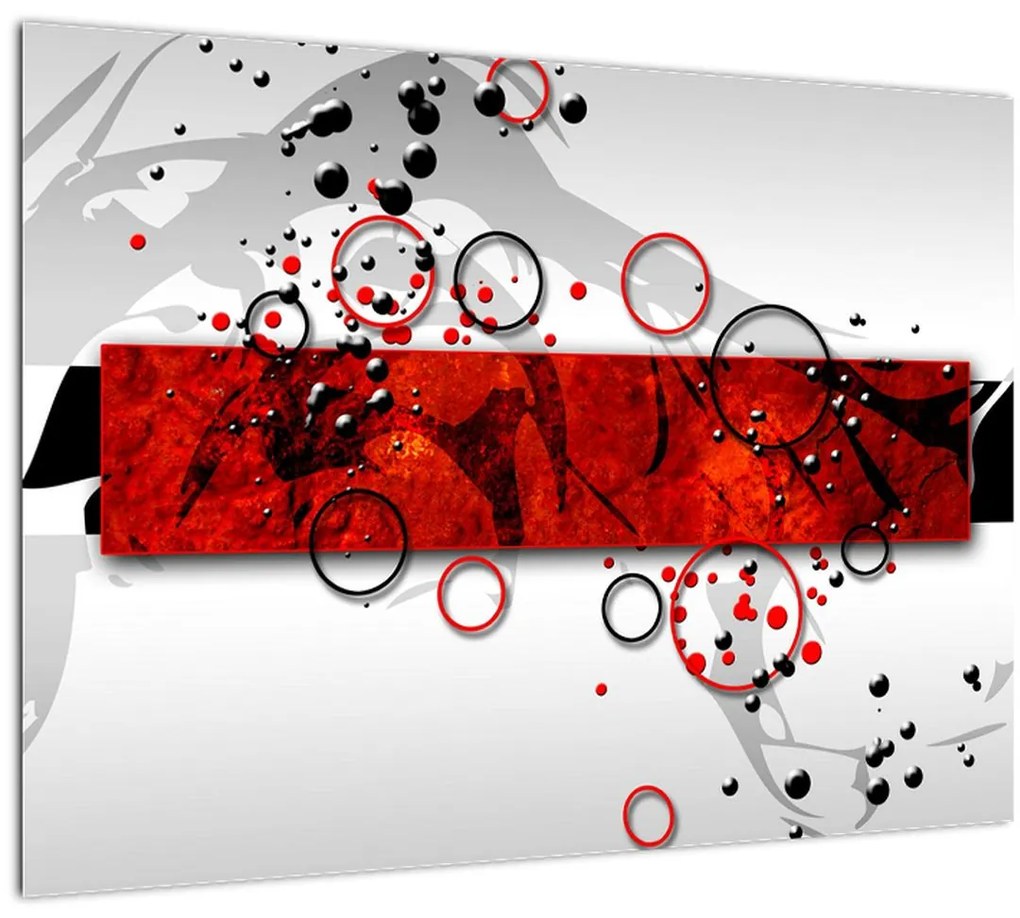 Obraz abstrakcie (70x50 cm)