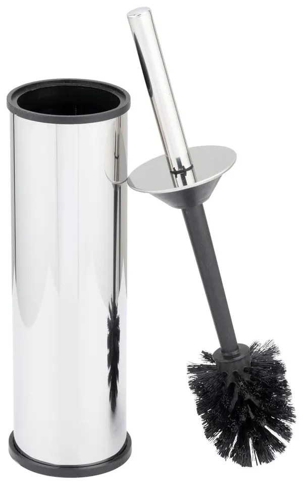 WC kefa z nehrdzavejúcej ocele v lesklo striebornej farbe Olmedo – Wenko