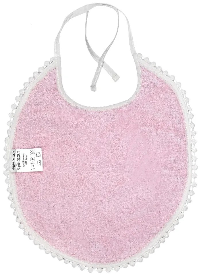 Ružový mušelínový podbradník Kindsgut London