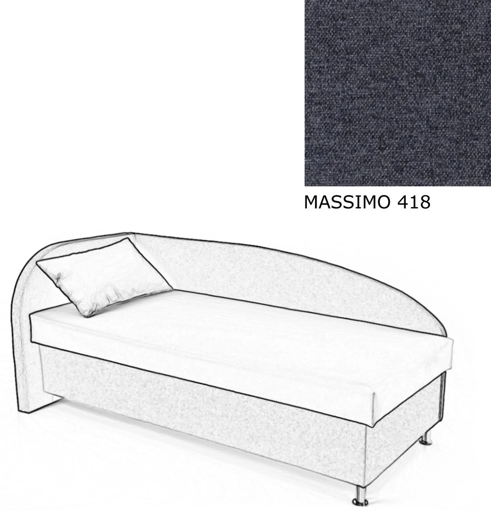AVA NAVI, ĽAVÁ 90x200 Varianta: MASSIMO 418
