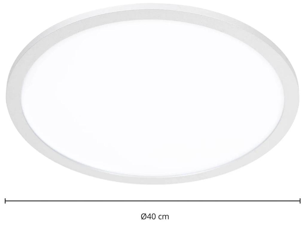 Lindby Narima stropná LED, biela, 4000 K, Ø 40 cm