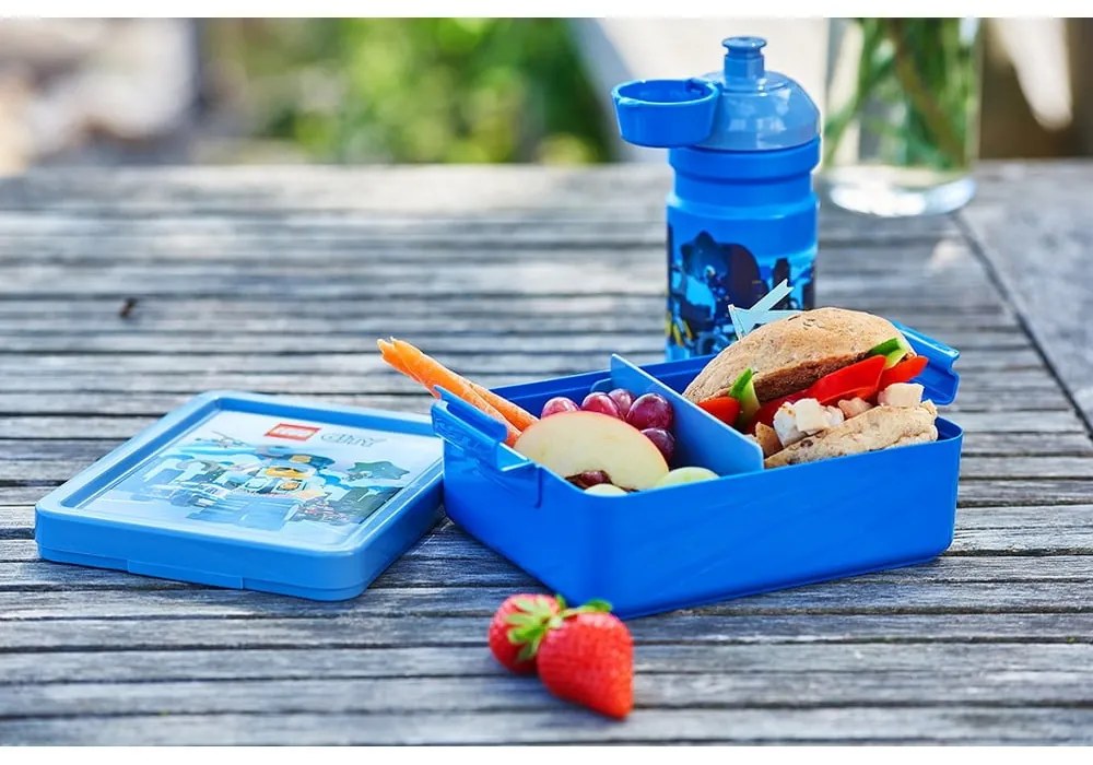 Súprava fľaše na vodu a desiatového boxu LEGO® City