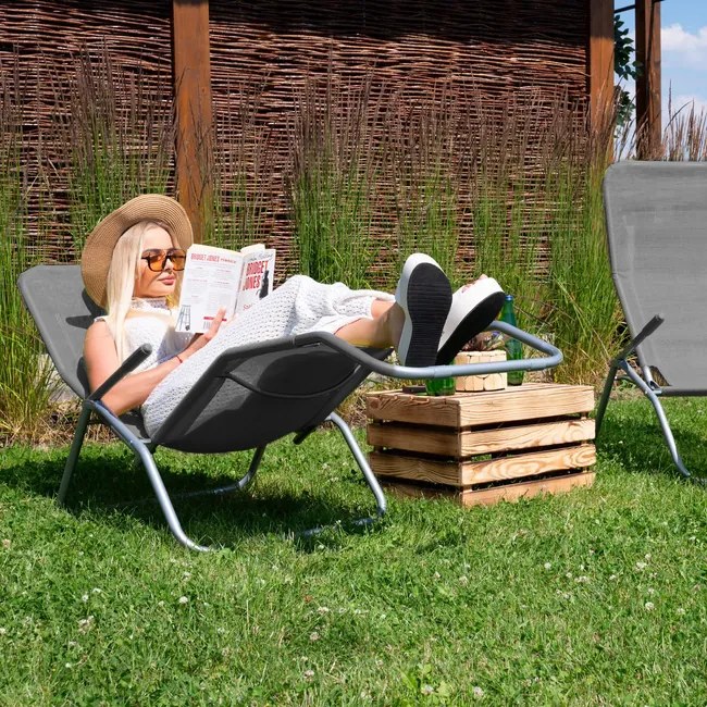 ​​​​​​​Záhradné lehátko SPRINGOS GC0016