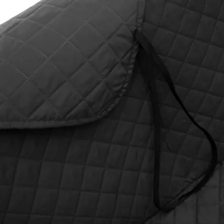 Poťah na rohovú sedačku ľavý PARIS čierny, 200 cm