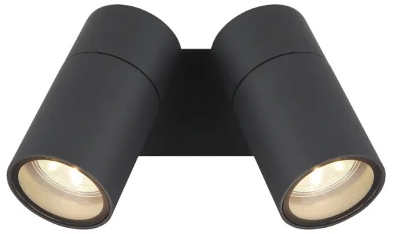 Globo 3209-2 - Nástenné bodové svietidlo PIPER 2xGU10/35W/230V