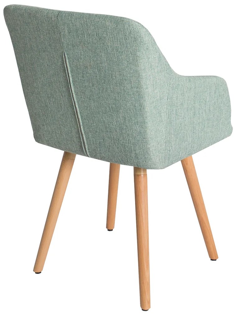 Štruktúra lakťovej opierky stoličky Scandinavia zelená